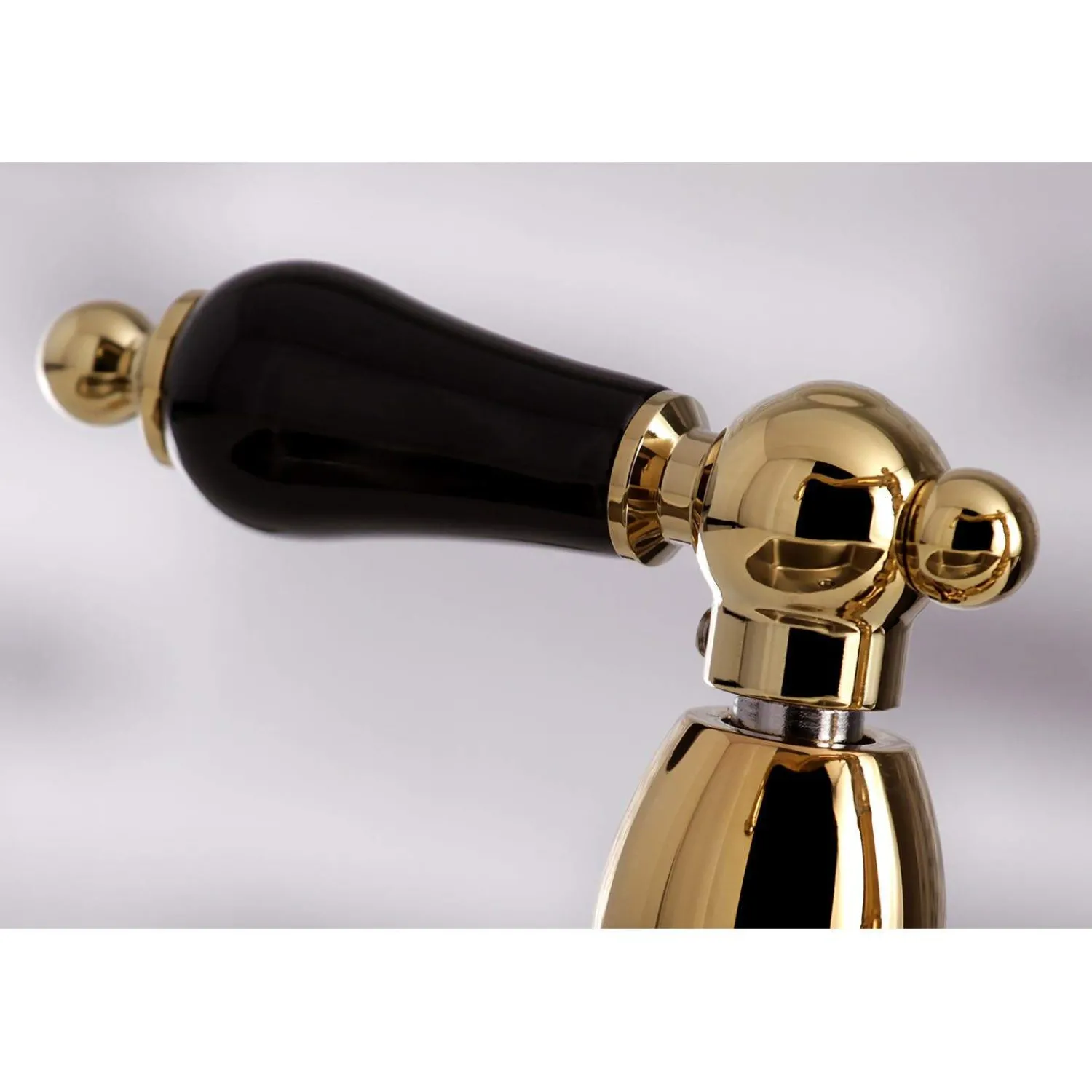 Discount KS327XPKLBS-P Duchess Bridge Kitchen Faucet with Brass Sprayer Bridge Faucets