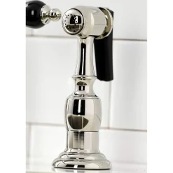 Discount KS327XPKLBS-P Duchess Bridge Kitchen Faucet with Brass Sprayer Bridge Faucets