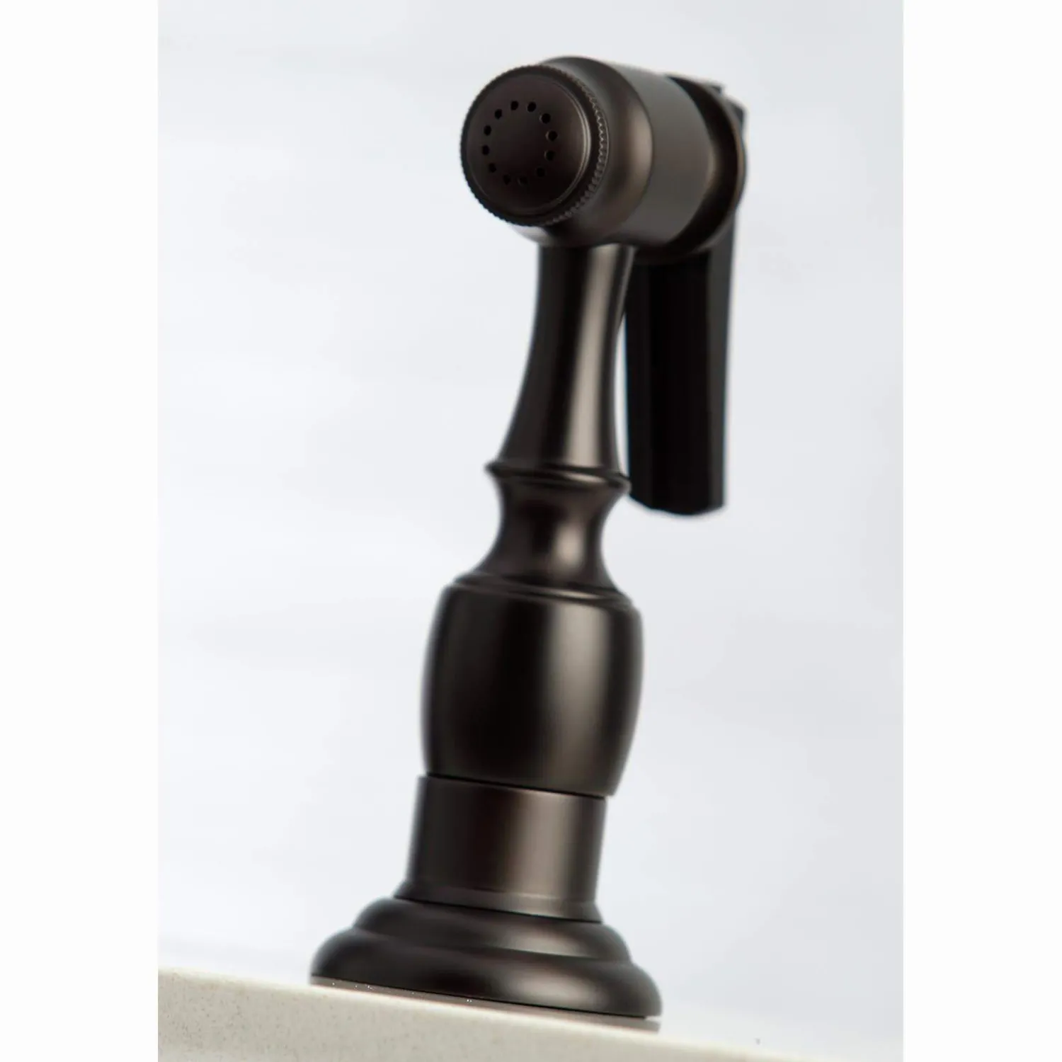 Discount KS327XPKLBS-P Duchess Bridge Kitchen Faucet with Brass Sprayer Bridge Faucets