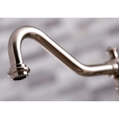 Discount KS327XPKLBS-P Duchess Bridge Kitchen Faucet with Brass Sprayer Bridge Faucets