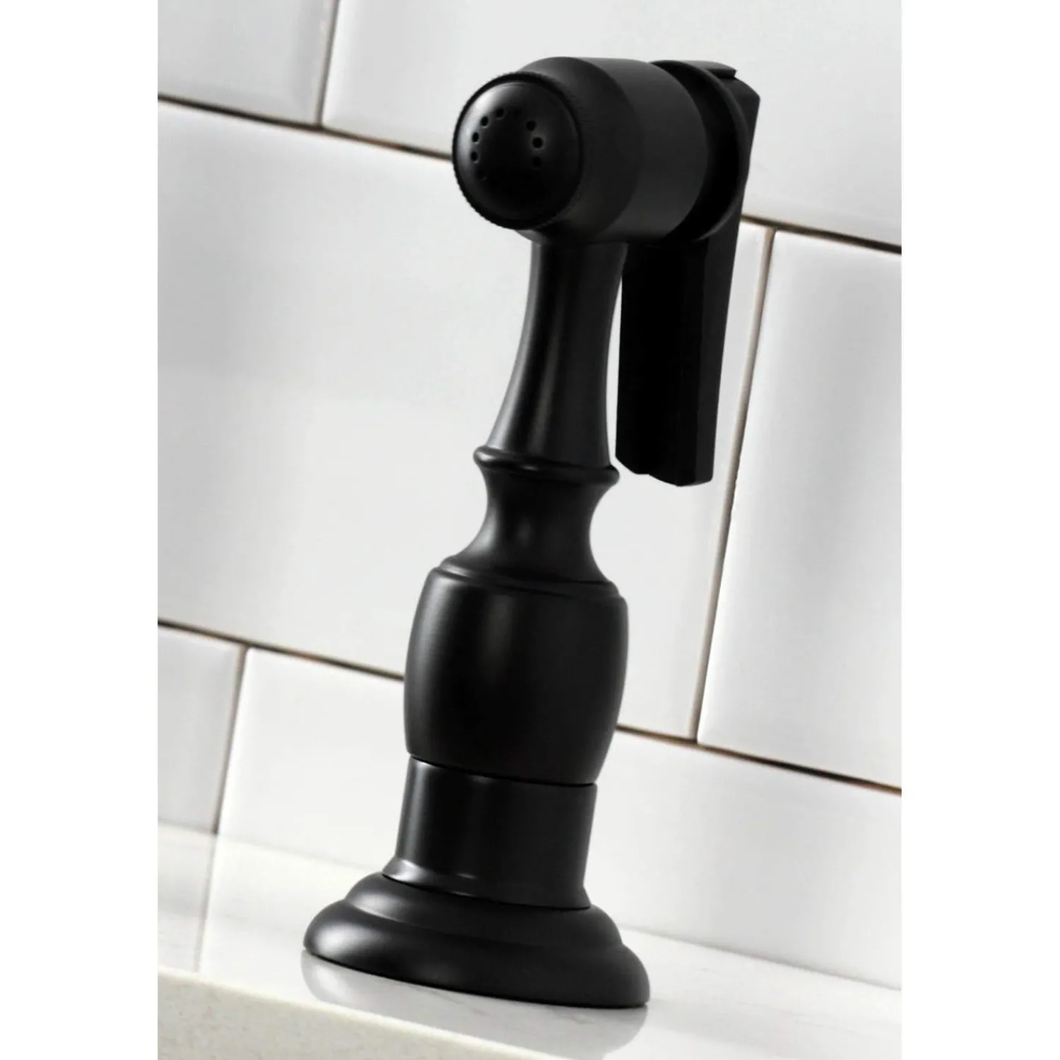 Clearance KS127XPKLBS-P Duchess Bridge Kitchen Faucet with Brass Sprayer Bridge Faucets
