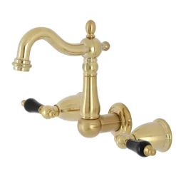 Hot KS122XPKL-P Duchess Two-Handle Wall Mount Bathroom Faucet Wall Mount