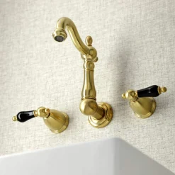 Hot KS122XPKL-P Duchess Two-Handle Wall Mount Bathroom Faucet Wall Mount