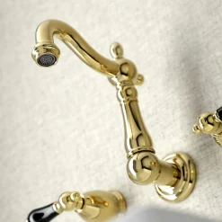 Hot KS122XPKL-P Duchess Two-Handle Wall Mount Bathroom Faucet Wall Mount