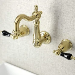 Hot KS122XPKL-P Duchess Two-Handle Wall Mount Bathroom Faucet Wall Mount