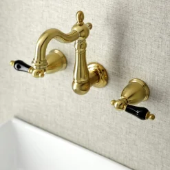 Hot KS122XPKL-P Duchess Two-Handle Wall Mount Bathroom Faucet Wall Mount