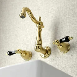 Hot KS122XPKL-P Duchess Two-Handle Wall Mount Bathroom Faucet Wall Mount