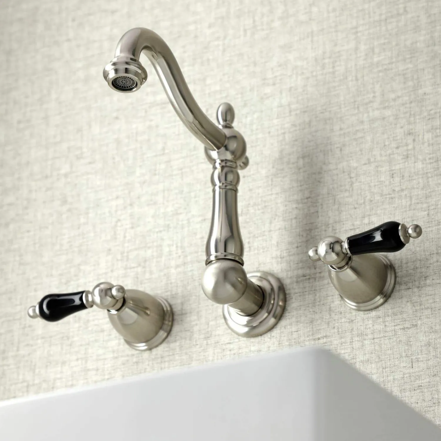 New KS125XPKL-P Duchess Two-Handle Wall Mount Bathroom Faucet Wall Mount