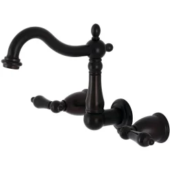 New KS125XPKL-P Duchess Two-Handle Wall Mount Bathroom Faucet Wall Mount
