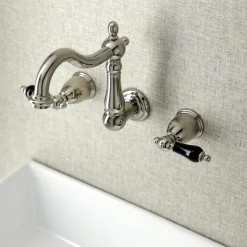 New KS125XPKL-P Duchess Two-Handle Wall Mount Bathroom Faucet Wall Mount