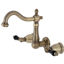New KS125XPKL-P Duchess Two-Handle Wall Mount Bathroom Faucet Wall Mount