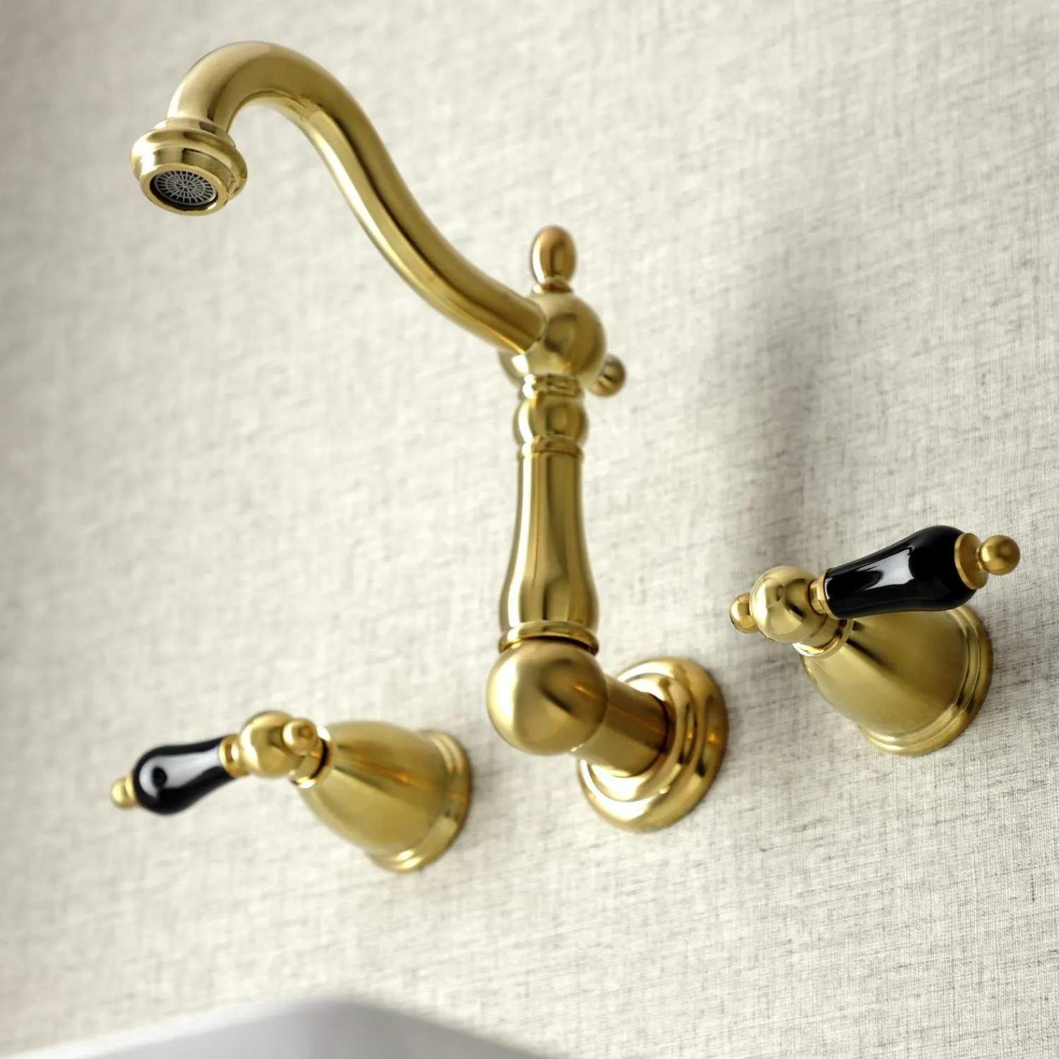 New KS125XPKL-P Duchess Two-Handle Wall Mount Bathroom Faucet Wall Mount