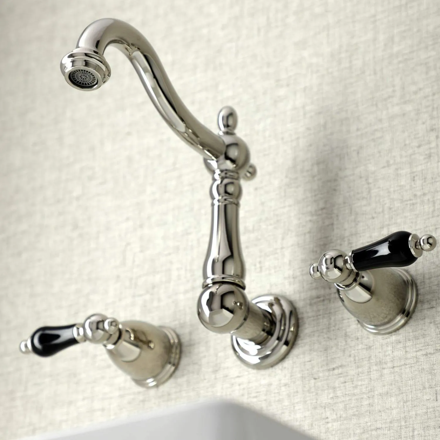 New KS125XPKL-P Duchess Two-Handle Wall Mount Bathroom Faucet Wall Mount