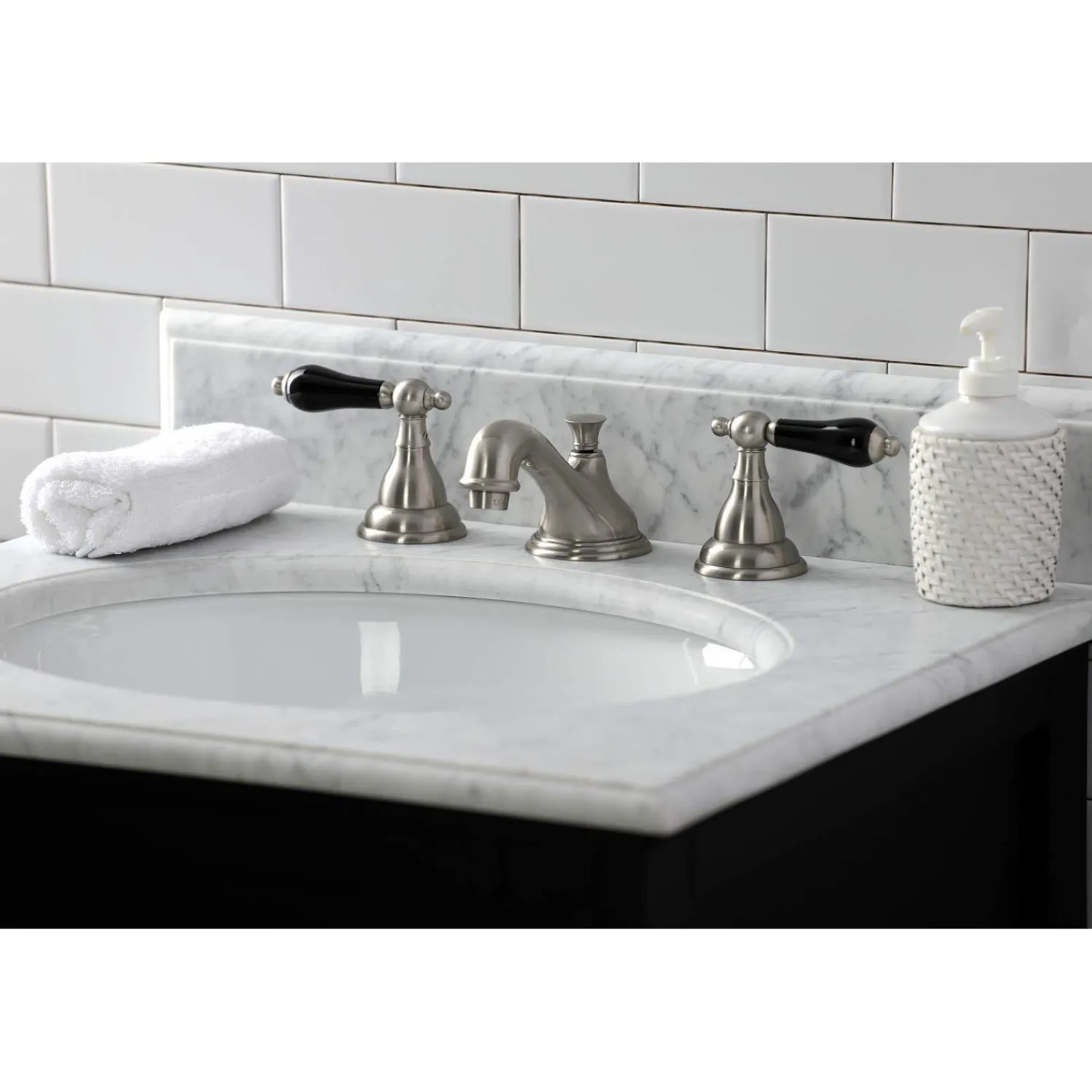 New KS556XPKL-P Duchess Widespread Bathroom Faucet with Brass Pop-Up 8" Widespread