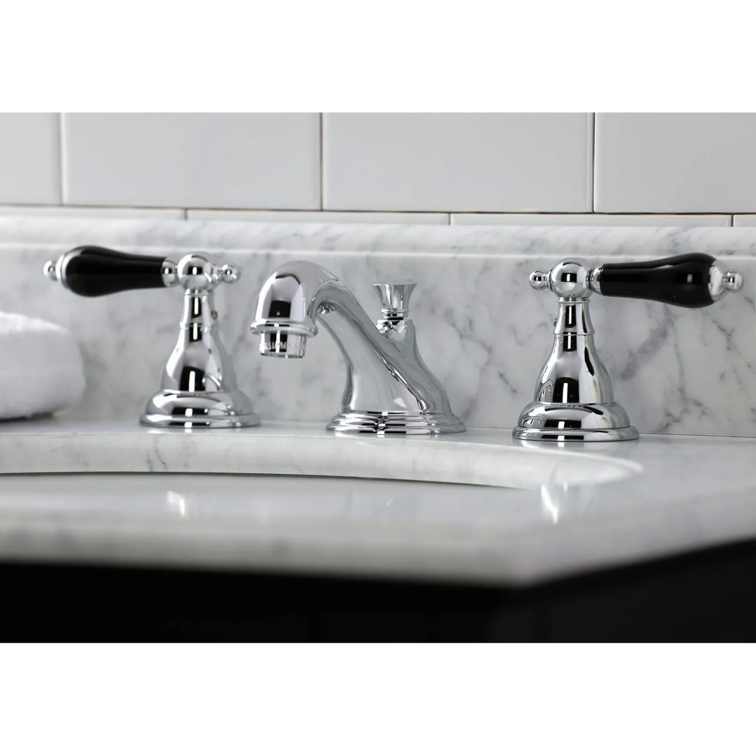 New KS556XPKL-P Duchess Widespread Bathroom Faucet with Brass Pop-Up 8" Widespread