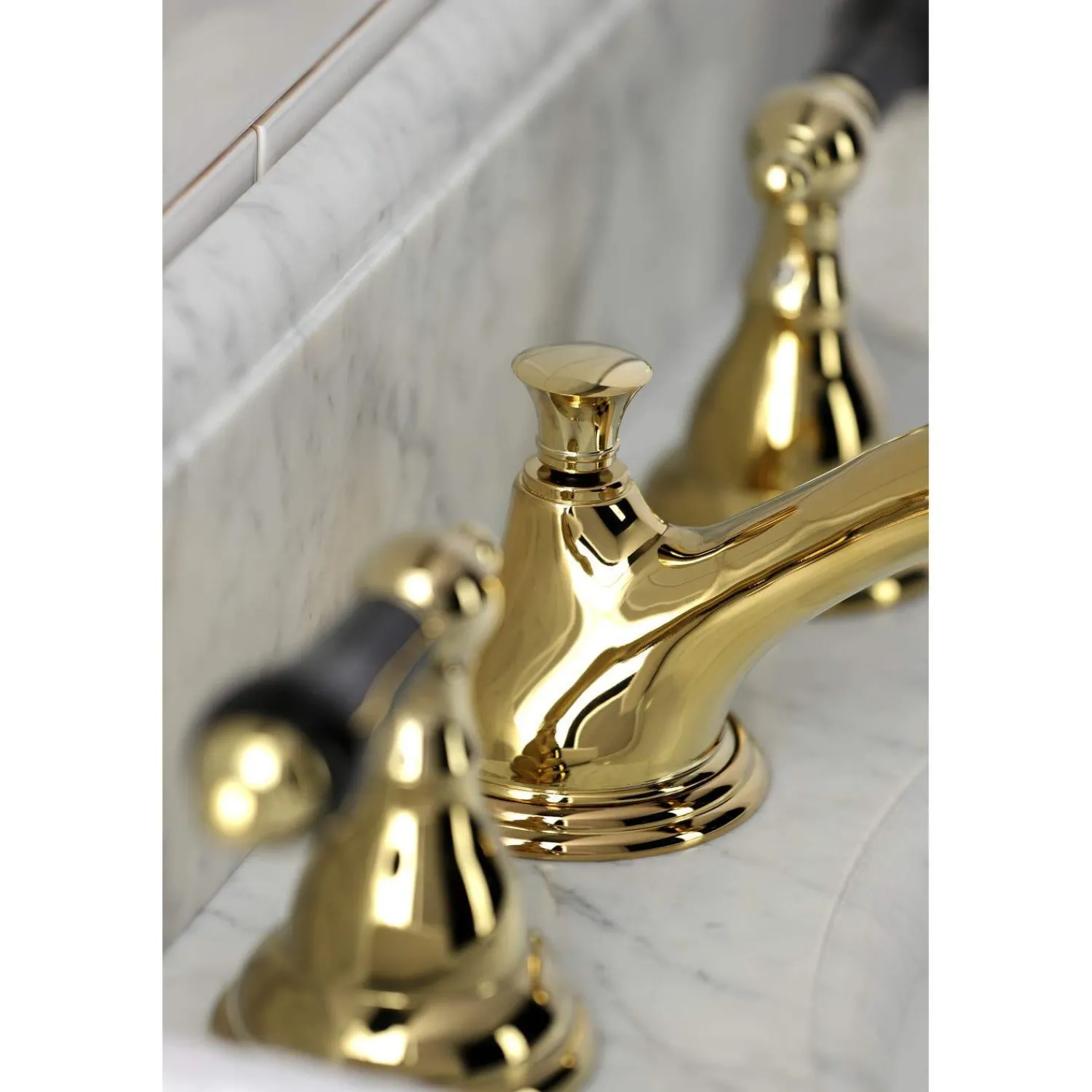 New KS556XPKL-P Duchess Widespread Bathroom Faucet with Brass Pop-Up 8" Widespread