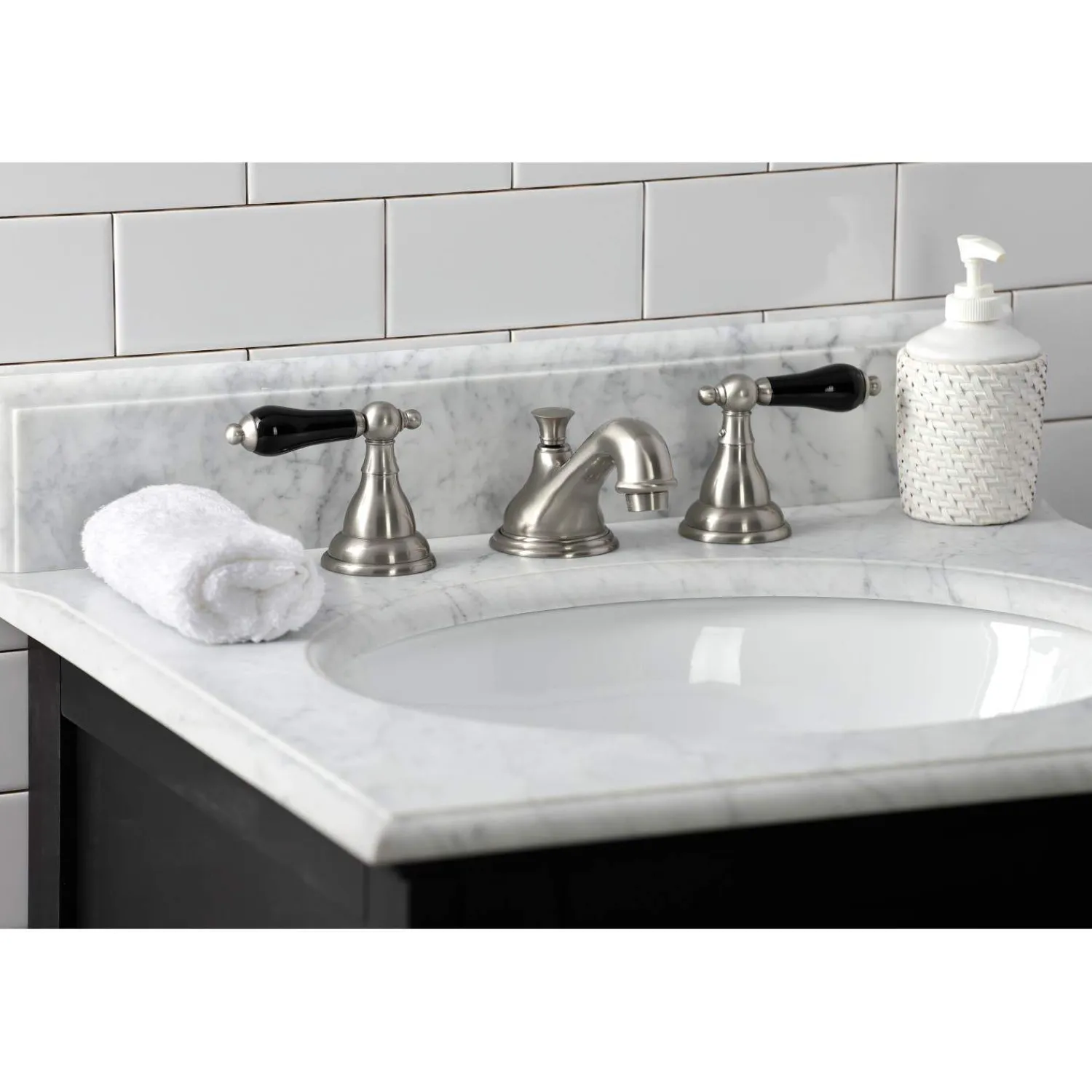 New KS556XPKL-P Duchess Widespread Bathroom Faucet with Brass Pop-Up 8" Widespread