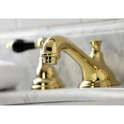 New KS556XPKL-P Duchess Widespread Bathroom Faucet with Brass Pop-Up 8