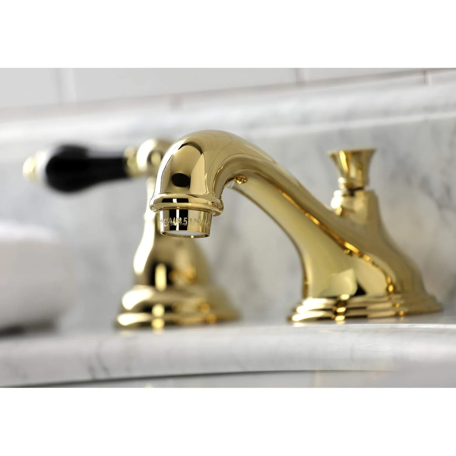 New KS556XPKL-P Duchess Widespread Bathroom Faucet with Brass Pop-Up 8" Widespread