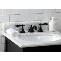 New KS556XPKL-P Duchess Widespread Bathroom Faucet with Brass Pop-Up 8