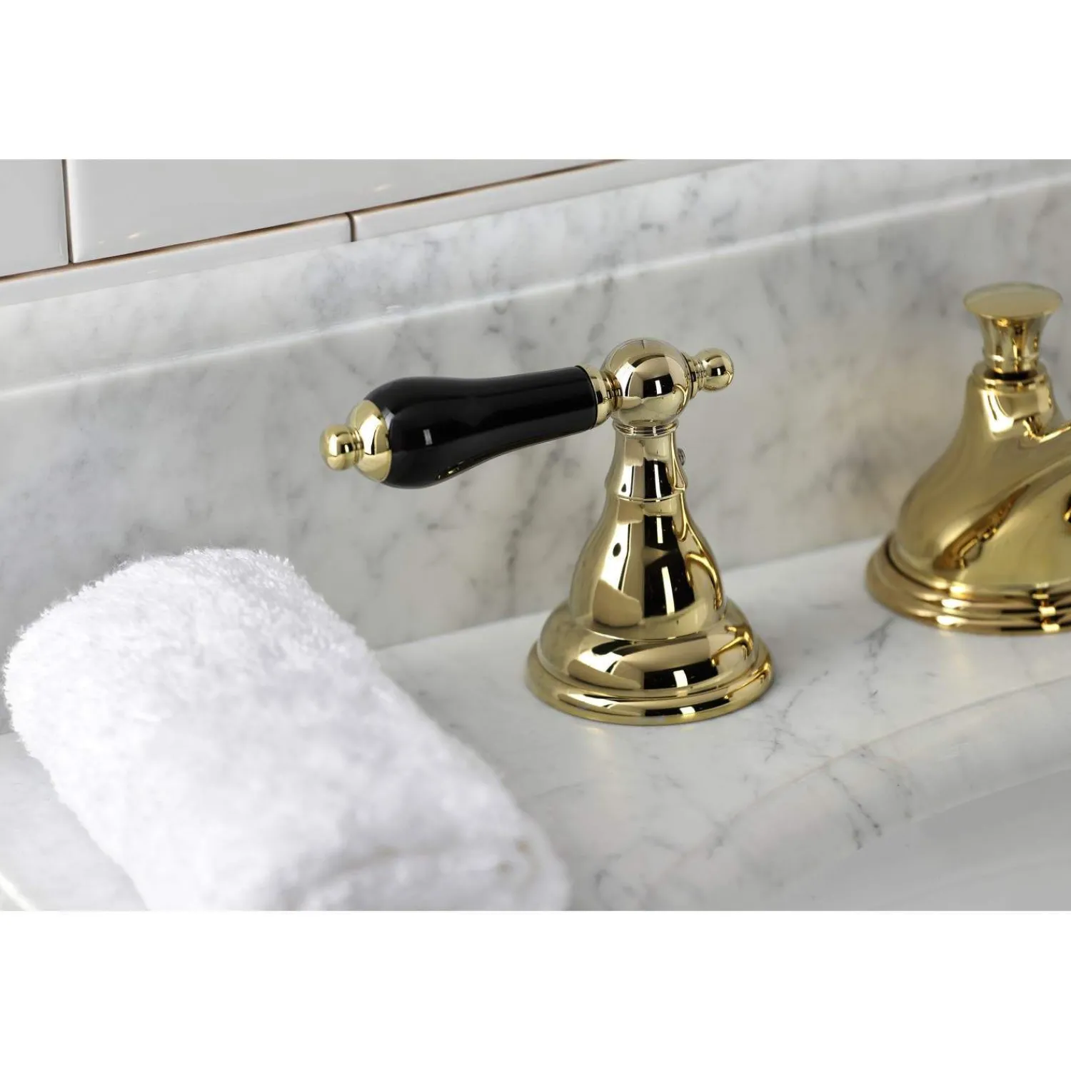 New KS556XPKL-P Duchess Widespread Bathroom Faucet with Brass Pop-Up 8" Widespread