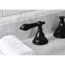 New KS556XPKL-P Duchess Widespread Bathroom Faucet with Brass Pop-Up 8