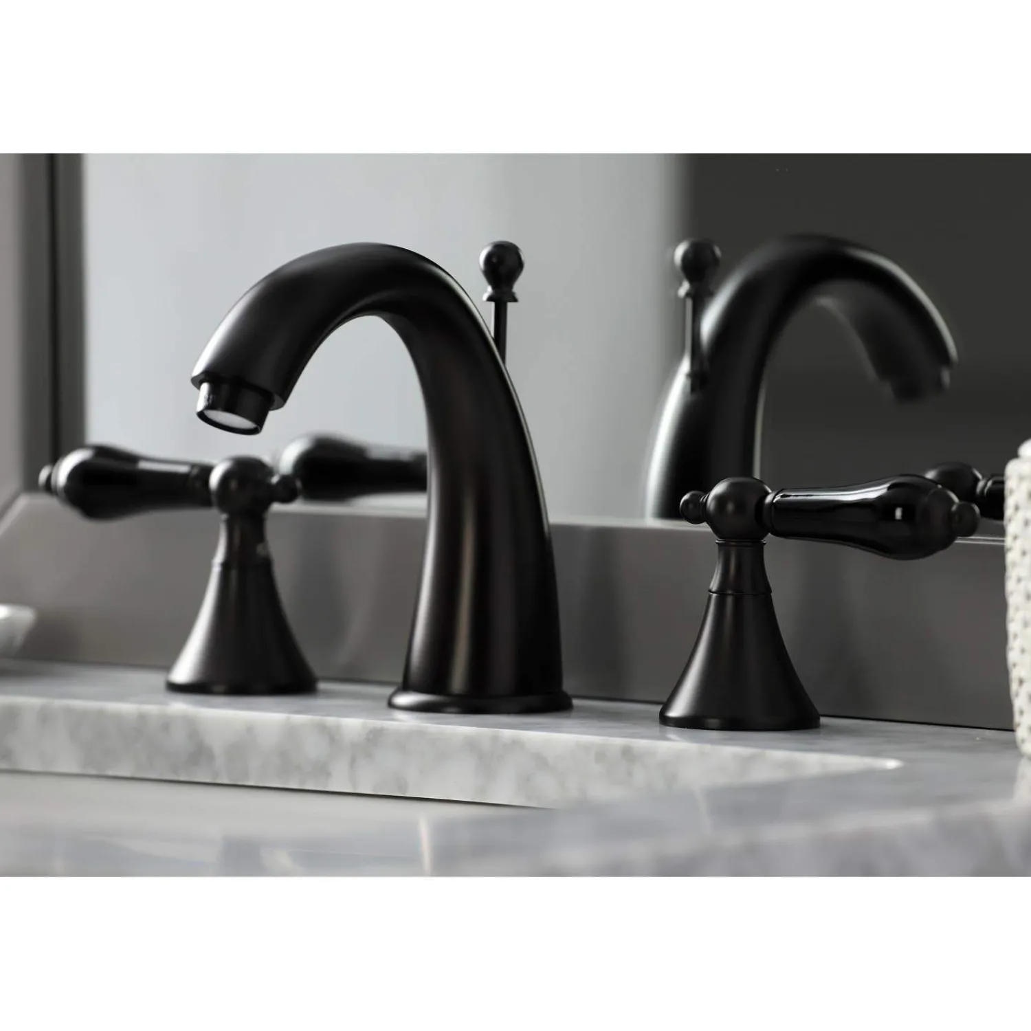 Outlet KS297XPKL-P Duchess Widespread Bathroom Faucet with Brass Pop-Up 8" Widespread