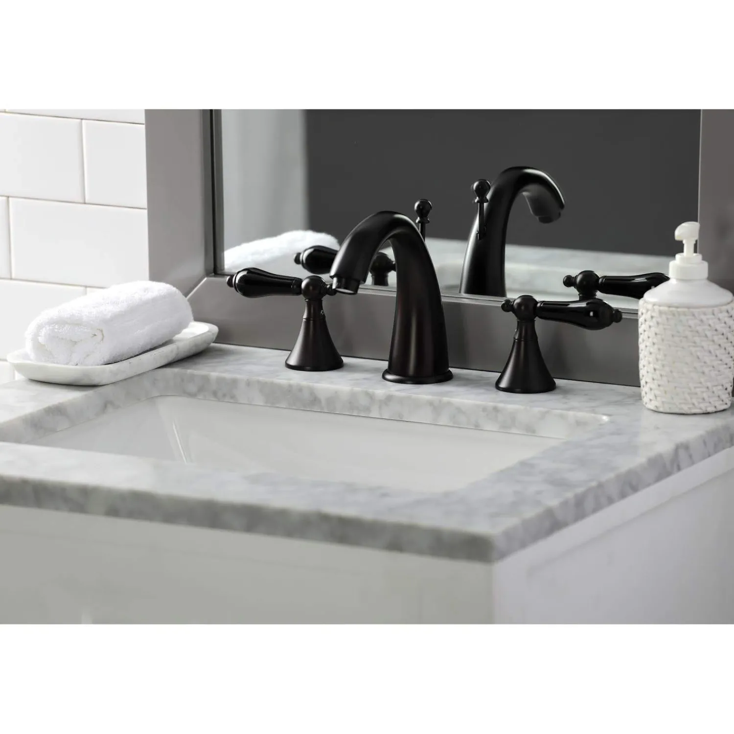 Outlet KS297XPKL-P Duchess Widespread Bathroom Faucet with Brass Pop-Up 8" Widespread