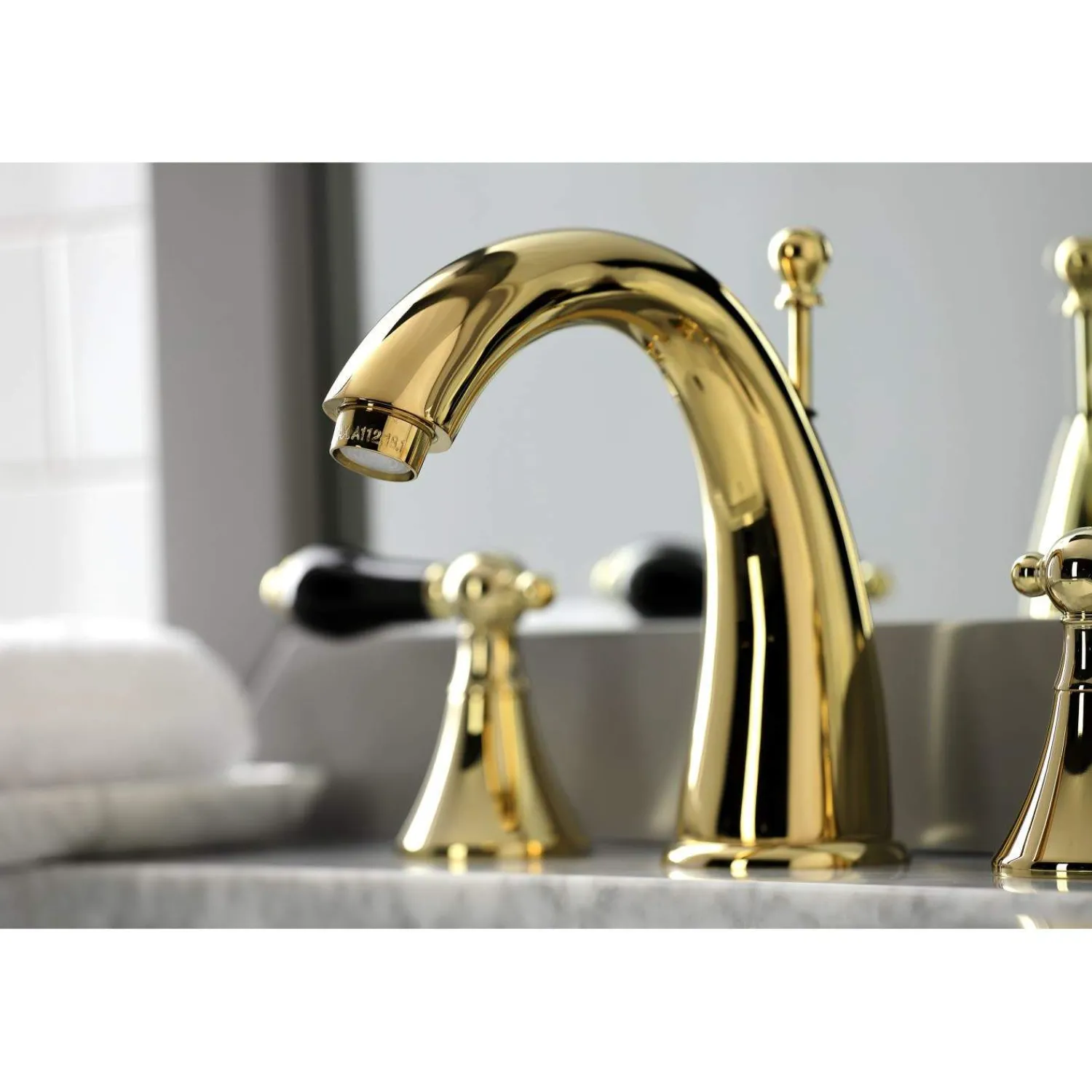 Outlet KS297XPKL-P Duchess Widespread Bathroom Faucet with Brass Pop-Up 8" Widespread