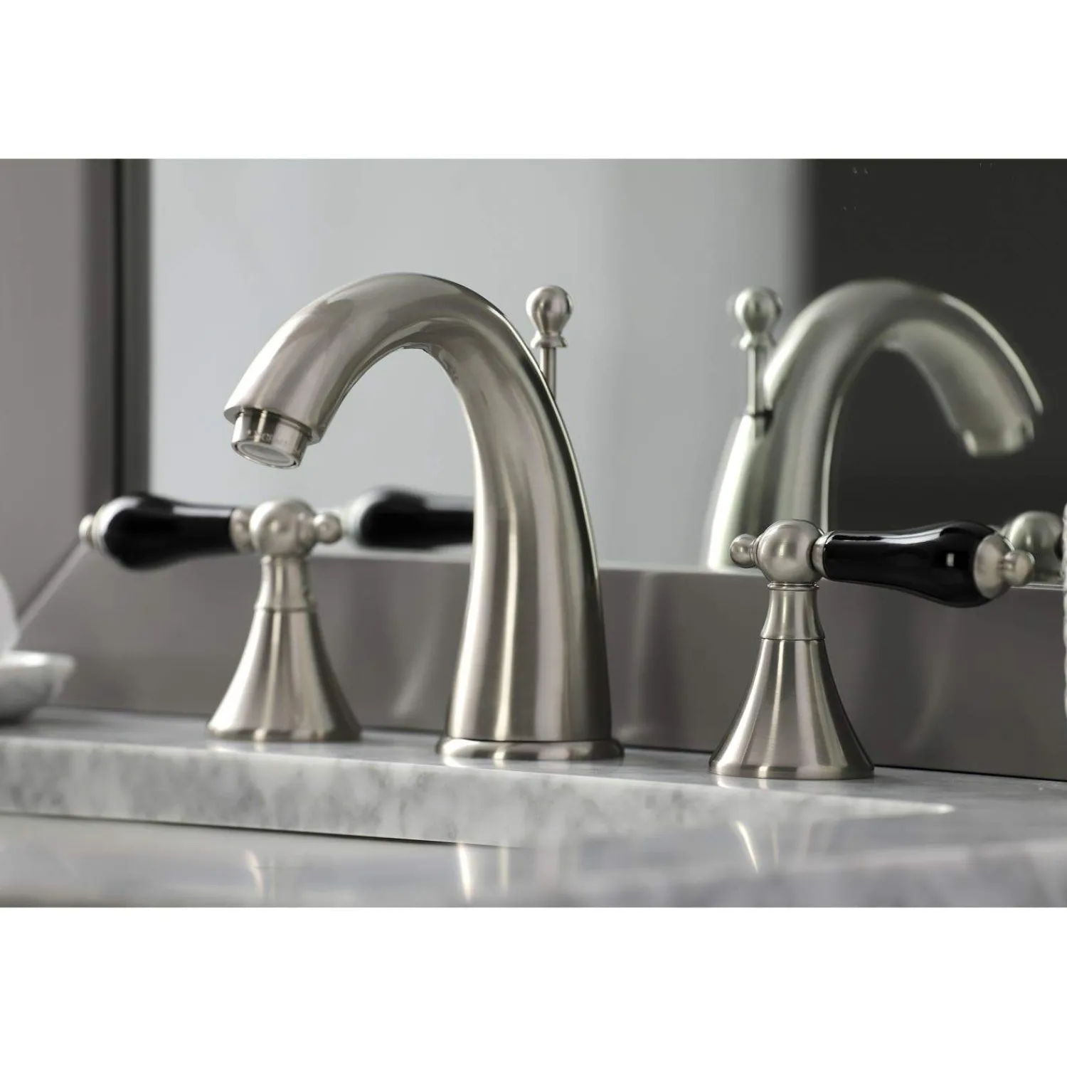 Outlet KS297XPKL-P Duchess Widespread Bathroom Faucet with Brass Pop-Up 8" Widespread