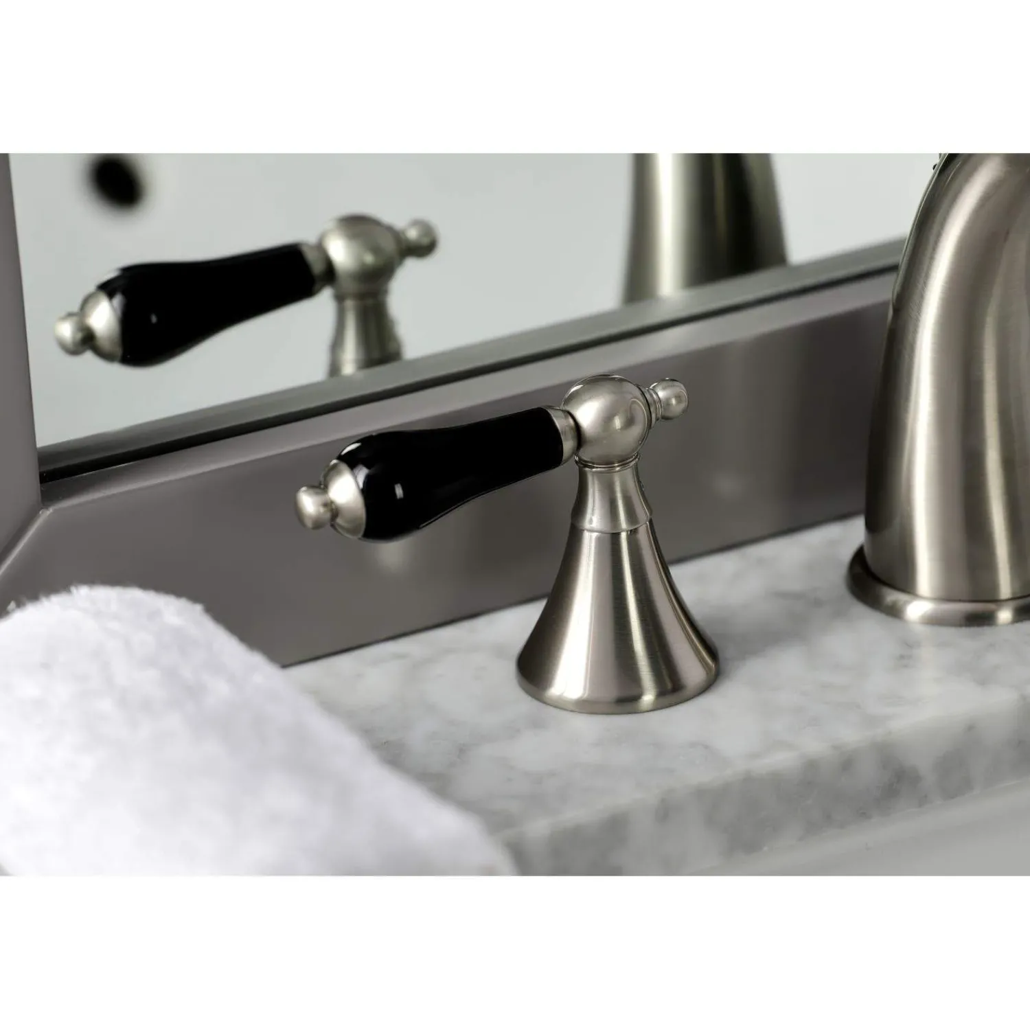 Outlet KS297XPKL-P Duchess Widespread Bathroom Faucet with Brass Pop-Up 8" Widespread