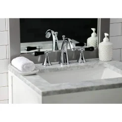 Outlet KS297XPKL-P Duchess Widespread Bathroom Faucet with Brass Pop-Up 8