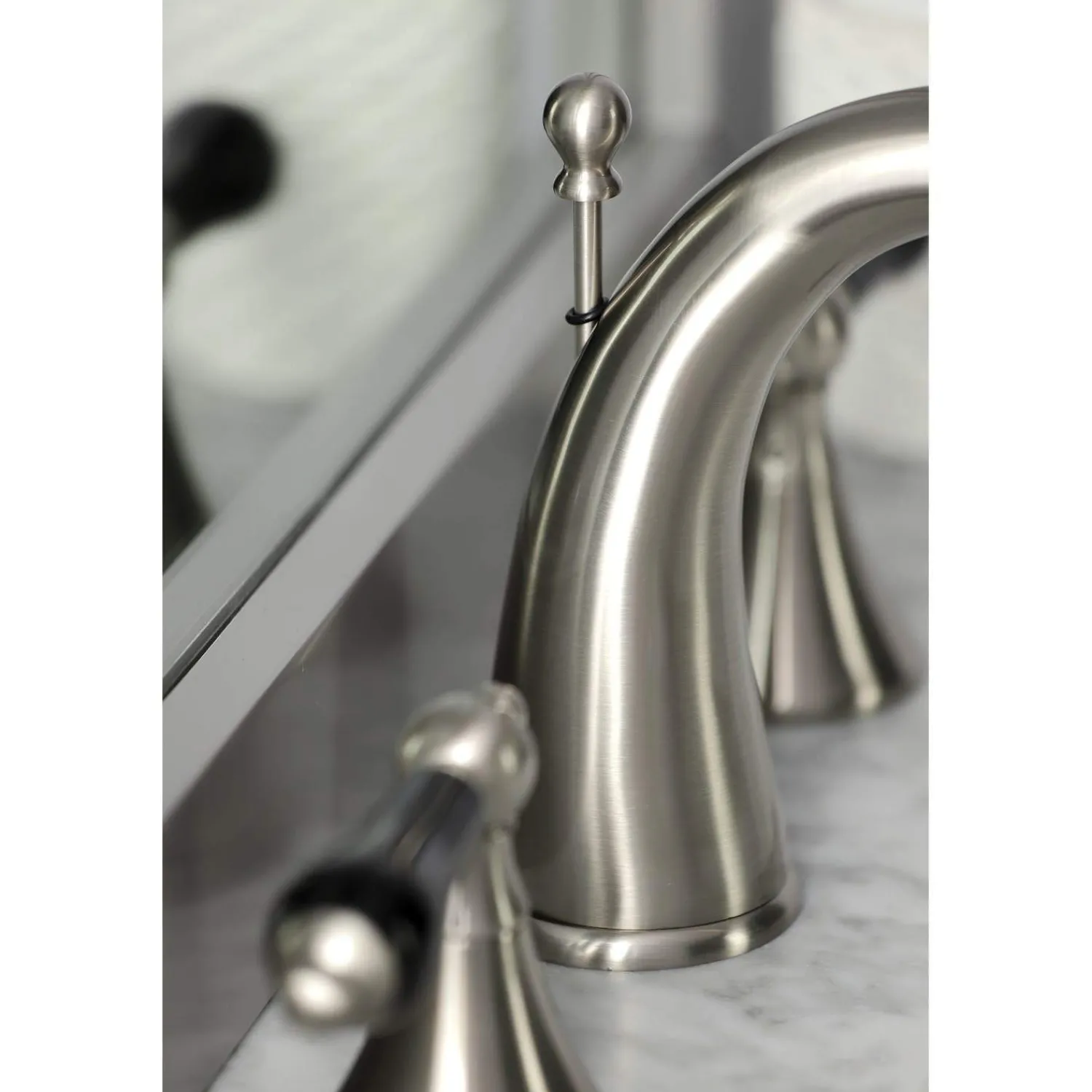 Outlet KS297XPKL-P Duchess Widespread Bathroom Faucet with Brass Pop-Up 8" Widespread