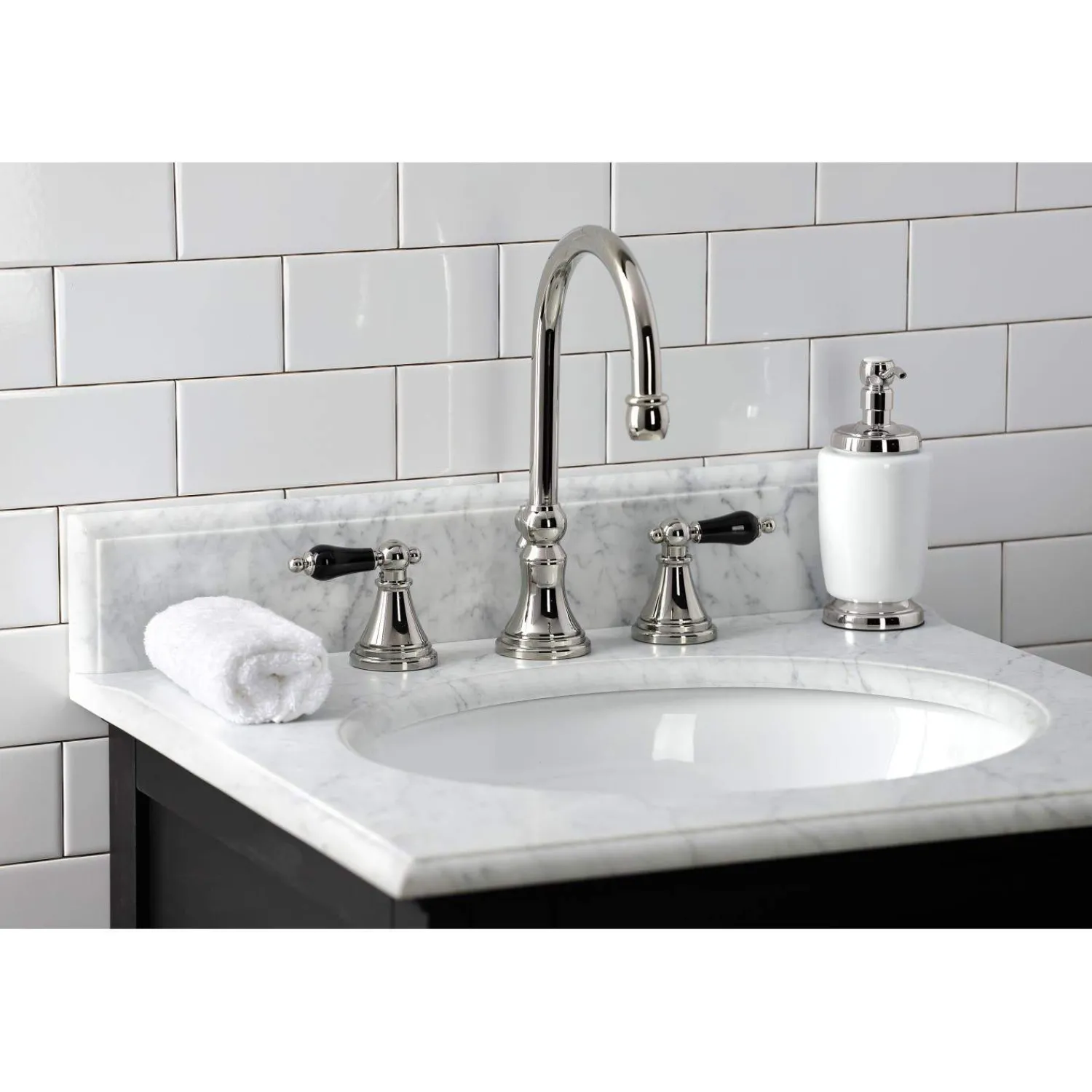 Outlet KS298XPKL-P Duchess Widespread Bathroom Faucet with Brass Pop-Up 8" Widespread