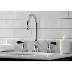 Outlet KS298XPKL-P Duchess Widespread Bathroom Faucet with Brass Pop-Up 8