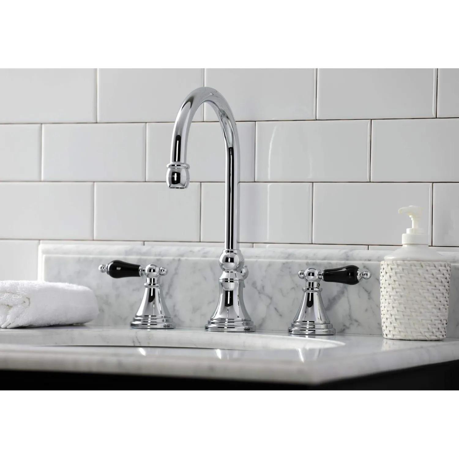 Outlet KS298XPKL-P Duchess Widespread Bathroom Faucet with Brass Pop-Up 8" Widespread