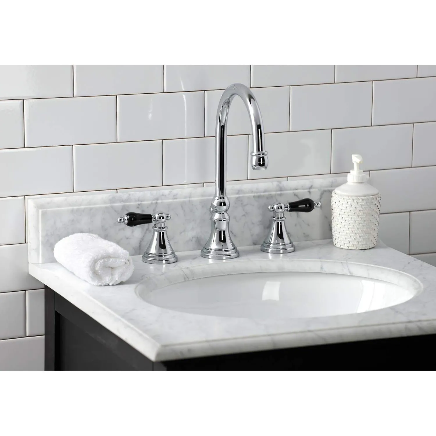 Outlet KS298XPKL-P Duchess Widespread Bathroom Faucet with Brass Pop-Up 8" Widespread