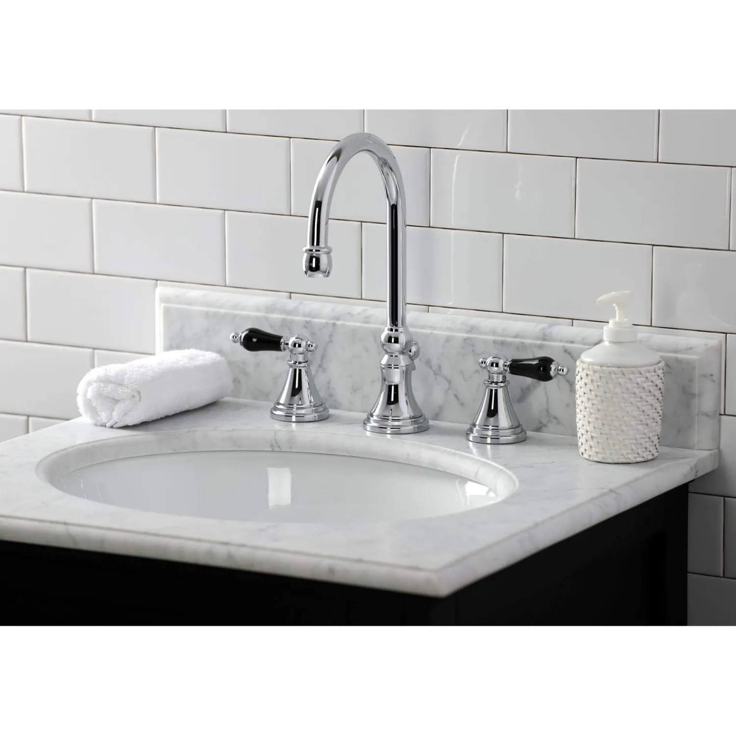 Outlet KS298XPKL-P Duchess Widespread Bathroom Faucet with Brass Pop-Up 8" Widespread