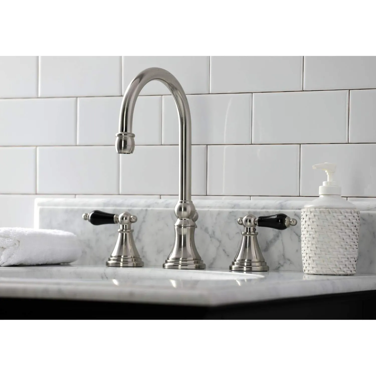 Outlet KS298XPKL-P Duchess Widespread Bathroom Faucet with Brass Pop-Up 8" Widespread