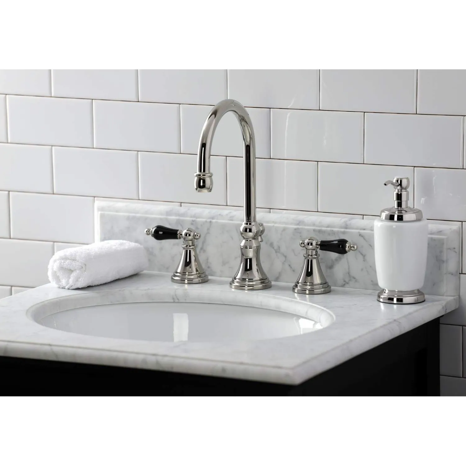 Outlet KS298XPKL-P Duchess Widespread Bathroom Faucet with Brass Pop-Up 8" Widespread