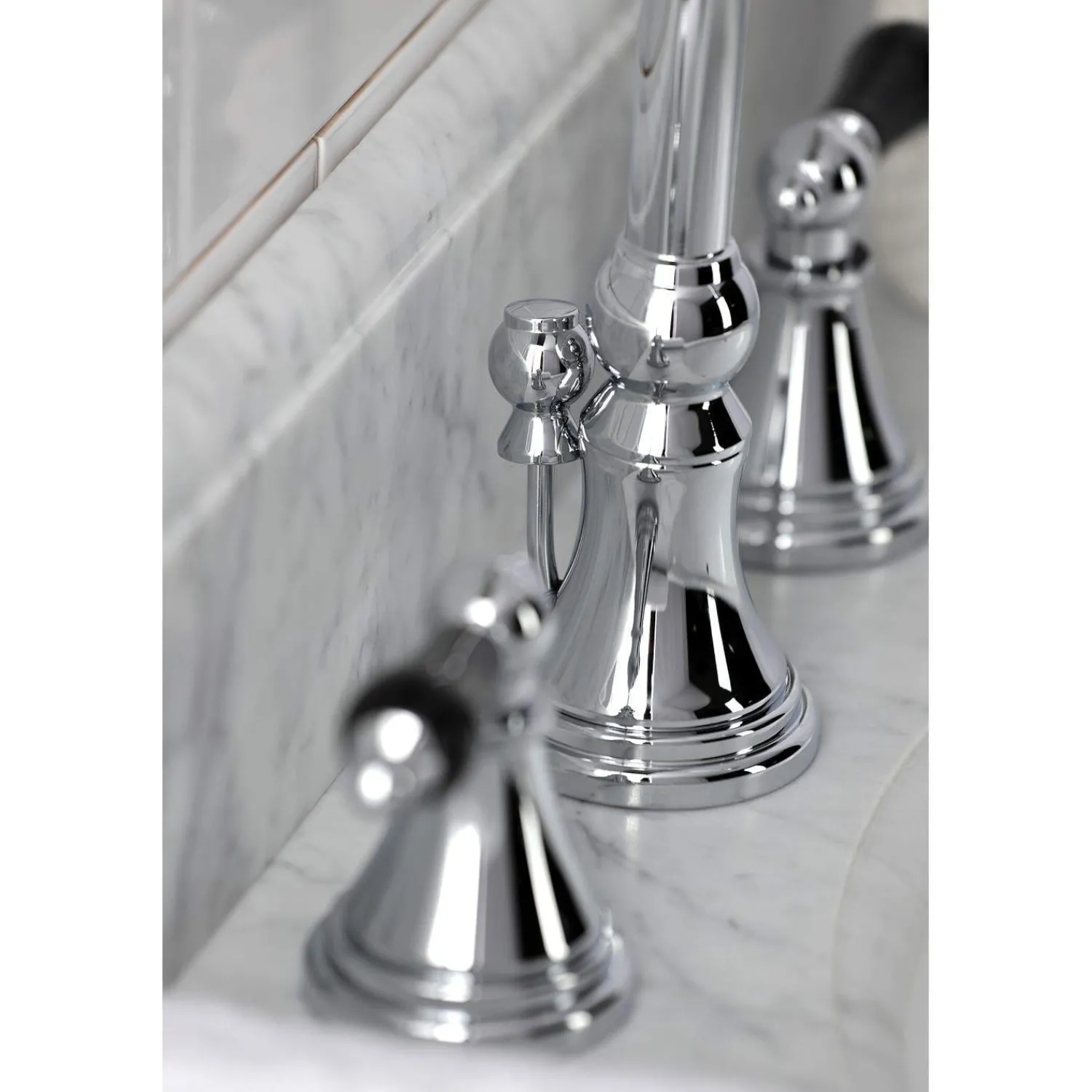 Outlet KS298XPKL-P Duchess Widespread Bathroom Faucet with Brass Pop-Up 8" Widespread