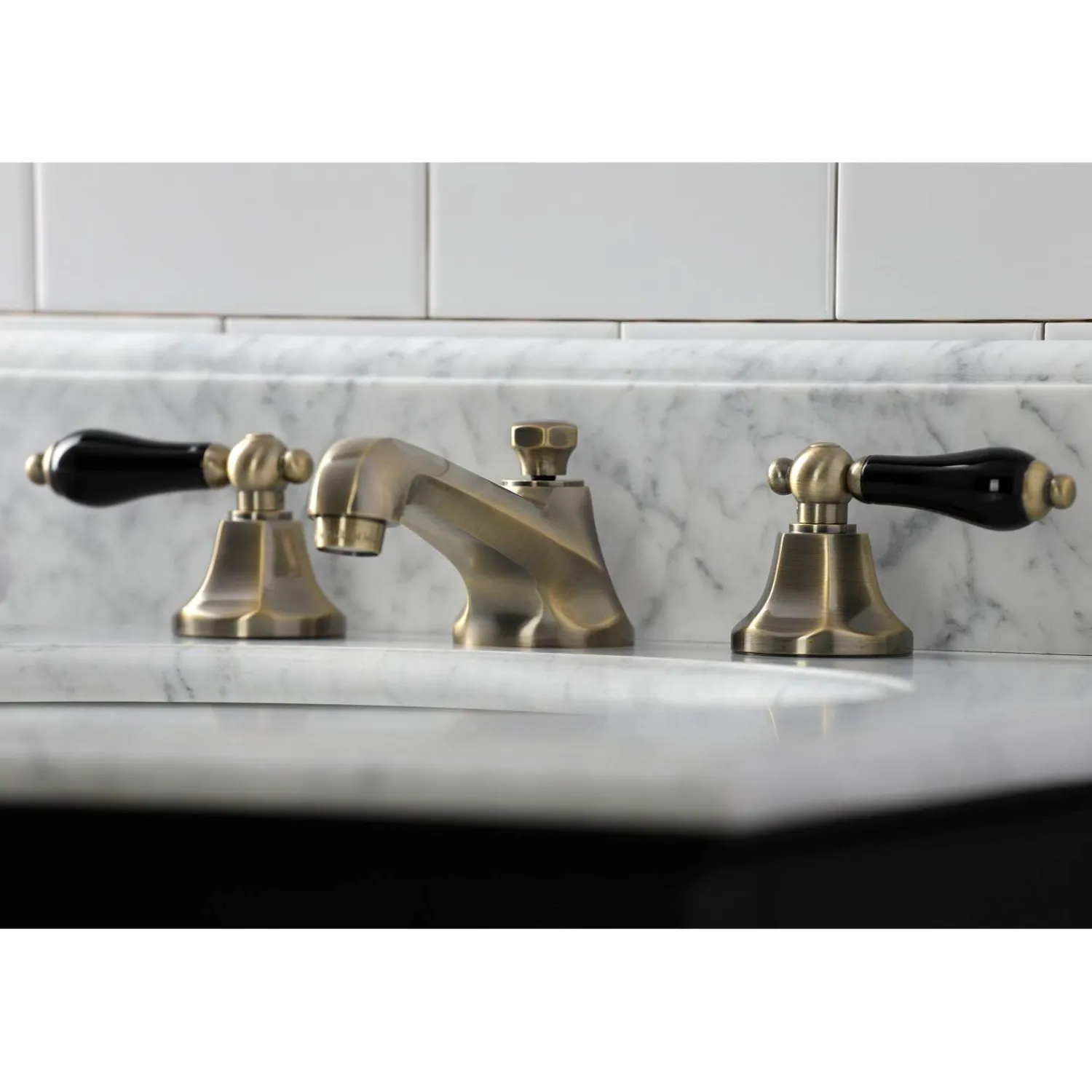 Online KS446XPKL-P Duchess Widespread Bathroom Faucet with Brass Pop-Up 8" Widespread