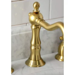 Clearance KS197XPKL-P Duchess Widespread Bathroom Faucet with Brass Pop-Up 8