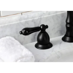 Clearance KS197XPKL-P Duchess Widespread Bathroom Faucet with Brass Pop-Up 8