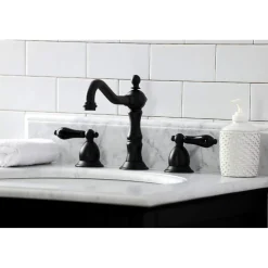 Clearance KS197XPKL-P Duchess Widespread Bathroom Faucet with Brass Pop-Up 8