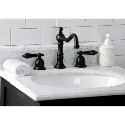 Clearance KS197XPKL-P Duchess Widespread Bathroom Faucet with Brass Pop-Up 8