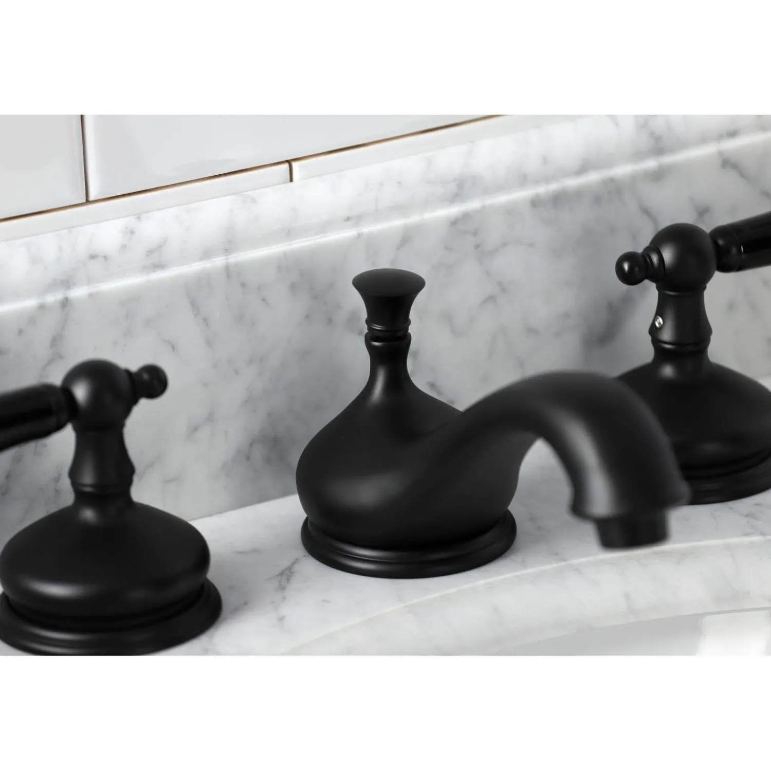 New KS116XPKL-P Duchess Widespread Bathroom Faucet with Brass Pop-Up 8" Widespread