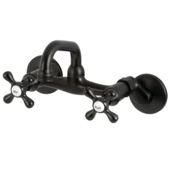 Discount KS212X-P Two-Handle Wall Mount Bar Faucet Wall Mounted Kitchen Faucets