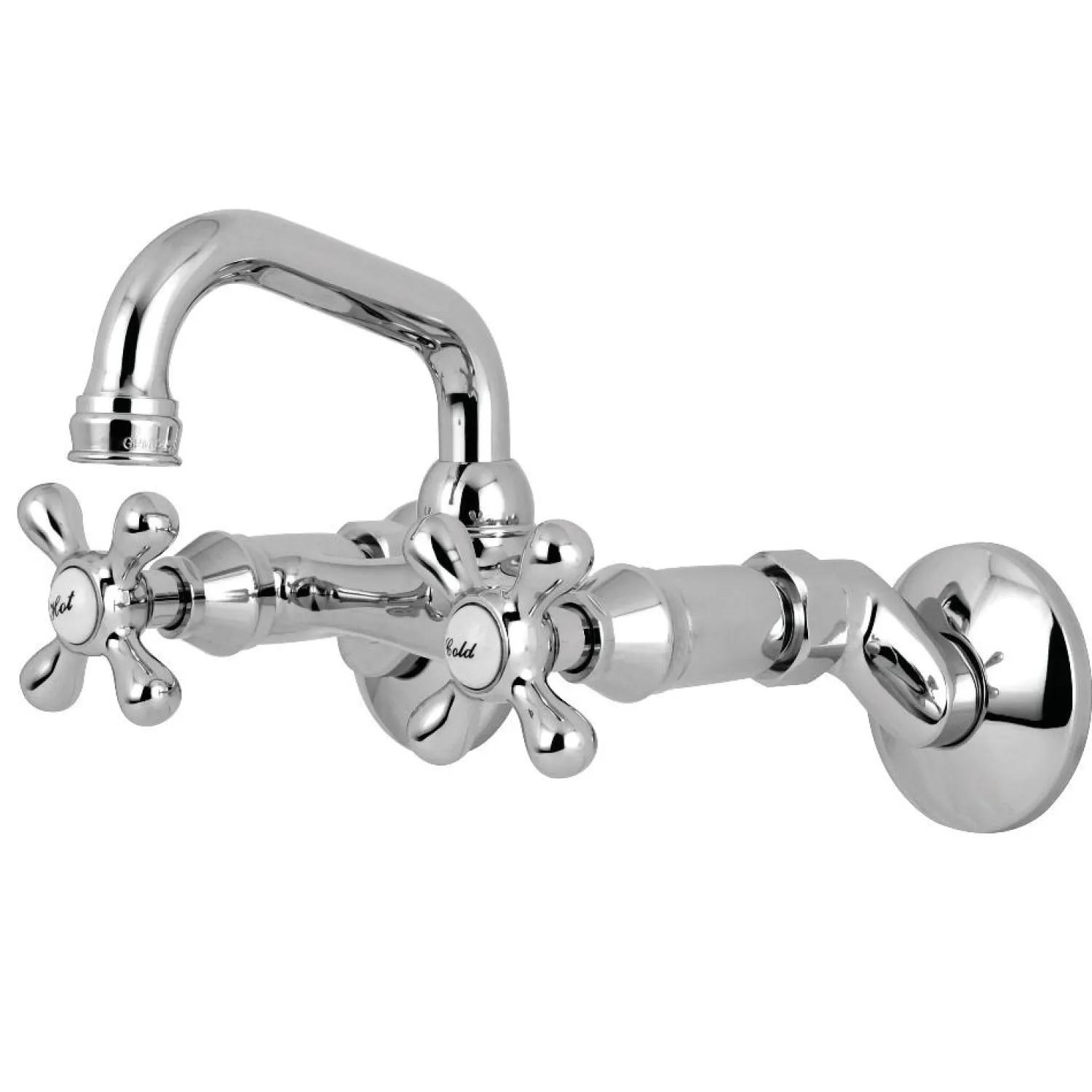 Discount KS212X-P Two-Handle Wall Mount Bar Faucet Wall Mounted Kitchen Faucets
