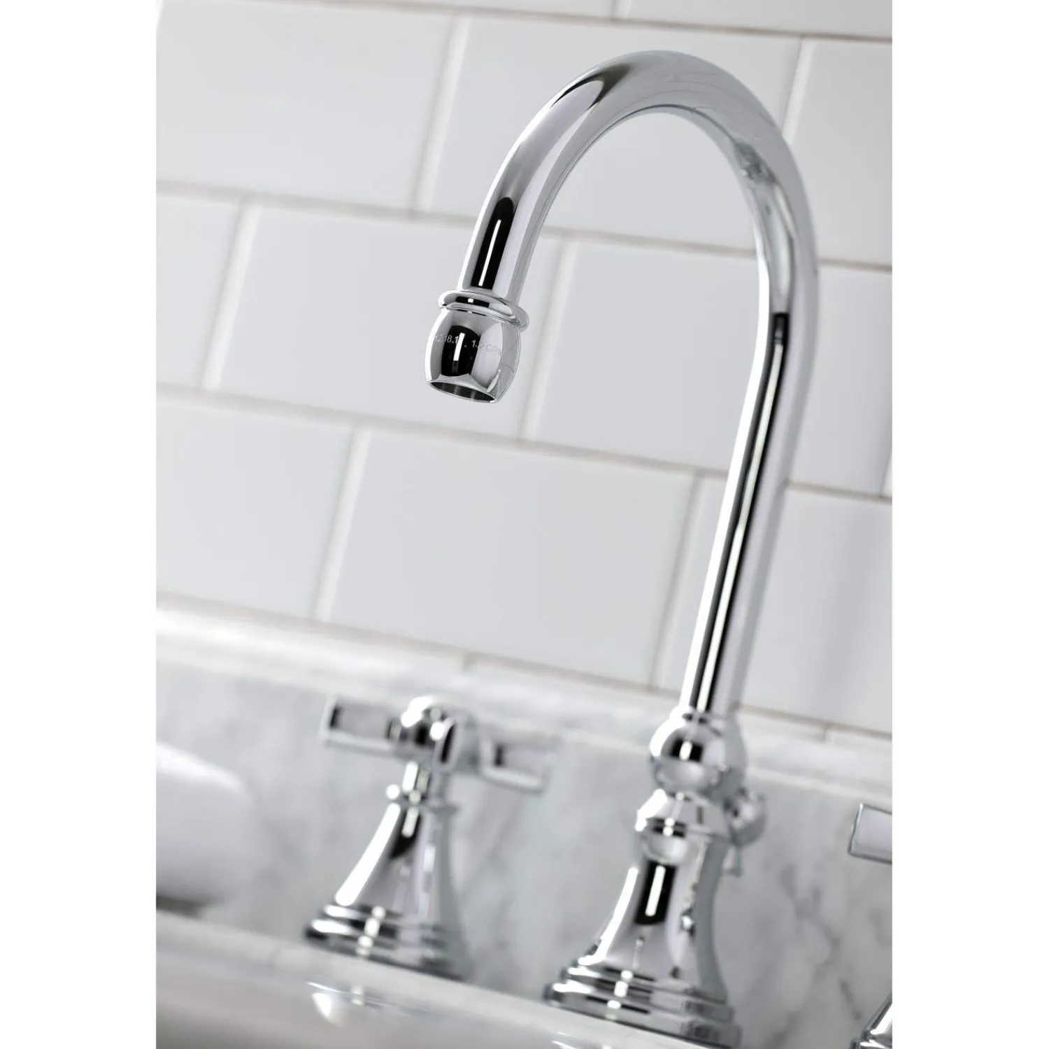 KS298XZX-P Millennium Widespread Bathroom Faucet with Brass Pop-Up 8" Widespread